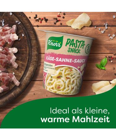 Knorr Pasta Snack Cheese Herb Sauce - Quick & Delicious 5-Minute Meal | 8 Cups & Snack Bar Spaghetti Set | International Shipping Available - Buy Online on GoSupps.com