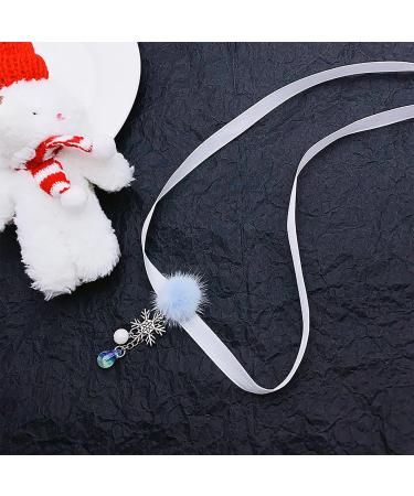 Kuaiyiju Harajuku Snowflake Choker Necklace for Women - Aesthetic Adjustable Jewelry Elegant Collarbone Chain - Buy Online on GoSupps.com
