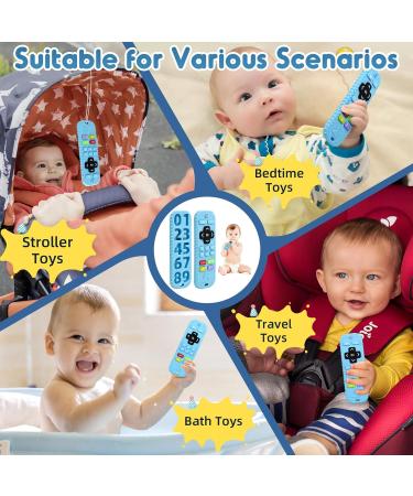 Best Silicone Baby Teething Toys 0-12 Months | Remote Control Teething Aids & Bath Toys for Toddlers | Safe & Fun Gifts - Buy Online on GoSupps.com