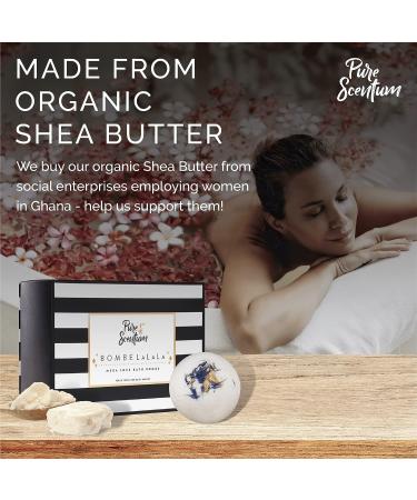 Pure Scentum Extra Large 6oz Vegan Bath Bombs Gift Set - Organic & US Made for Women and Men | Relaxing Luxurious Bath Bombs by BombeLaLaLa - Buy Online on GoSupps.com