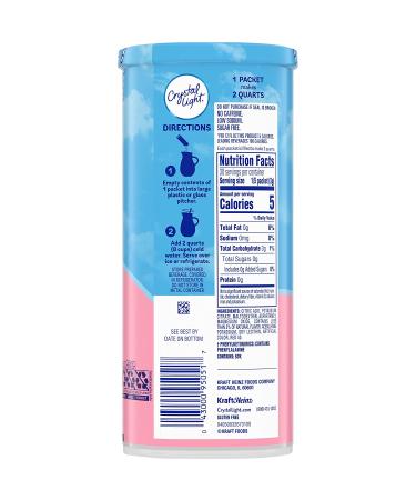 Crystal Light Pink Lemonade Powdered Drink Mix - 6 Count Packets | Sugar-Free & Naturally Flavored - Buy Online on GoSupps.com