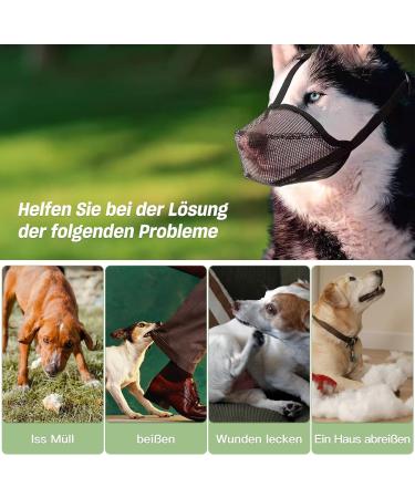 Professional Breathable Adjustable Dog Muzzle for Large & Medium Dogs | Prevent Bites Chewing & Barking - International Shipping - Buy Online on GoSupps.com