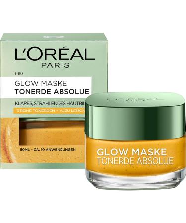 L 'Or al Paris Clay Absolue Glow Mask for Clear Radiant Complexion Cream 50 ml - Buy Online on GoSupps.com