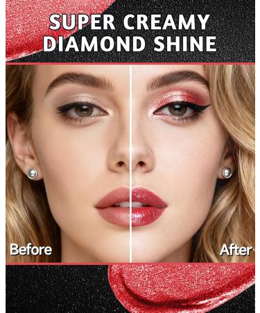 Rouge a Levre Paillet M tallique Rouge L vres Violet Clair Brillant Mat Longue Tenue Waterproof Lip Stain Haut Pigment Sans Transfert 2 in 1 Crayon a Levre Fard a Paupiere Maquillage Femme-02 02 Violet Clair - Buy Online on GoSupps.com