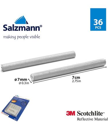 Salzmann Hi Vis Bicycle Spoke Reflectors - Set of 36pcs | 3M Scotchlite Reflective Material - Buy Online on GoSupps.com