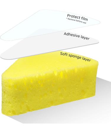 Cheese Bath Sponge Family Pack - Self Adhesive Gentle Foam Shower Sponges - 12g/PCS - Body Wash for Men and Women - Shower Loofah - 4 Pack - Buy Online on GoSupps.com