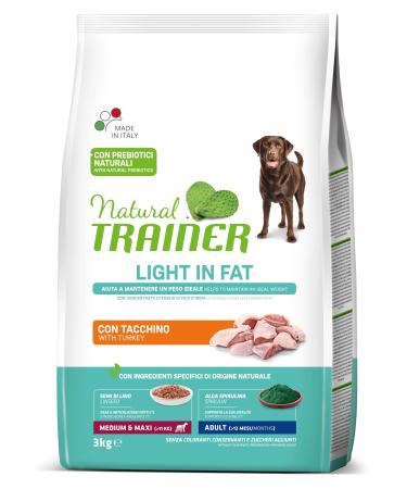 Natural Trainer Ideal Weight - Croquettes for Medium-Maxi Adult Dogs with White Meat - 3kg