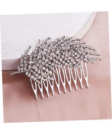 Angoily Bridal Headpiece Bridal Hair Accessories Pearl Hair Accessories Rhinestone Hair Clip Rhinestone Hair Comb Wedding Hair Comb Pearl Hair Clip Tiara Dress Bride Hair Dryer - Buy Online on GoSupps.com