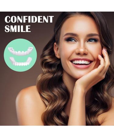Couple False Teeth Veneers - Cosmetic Provisional Dentures for Men & Women | Lightweight Artificial Teeth - Buy Online on GoSupps.com