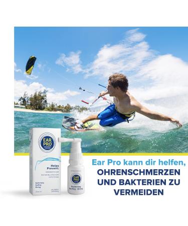 EAR PRO Natural Ear Spray for Children & Adults - 2 Pack 400 Applications Prevent Ear Problems & Protect Hearing - Buy Online on GoSupps.com