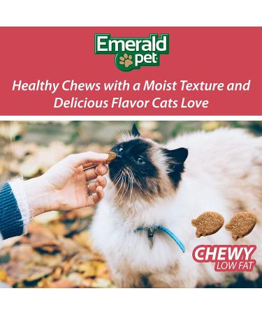 Emerald Pet Feline Health Chews UT Support - Grain-Free Cat Supplements with Cranberry for Urinary Tract Health - 2.5 oz Single Pack - Made in USA - Buy Online on GoSupps.com
