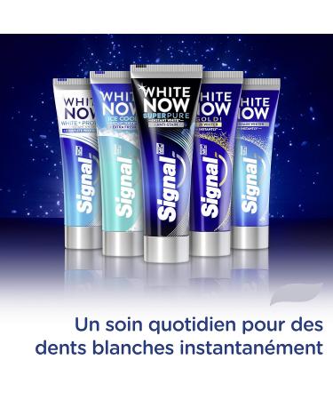 Buy Signal White Now Toothpaste Super Pure 75 ml - Fast International Shipping | Brighten Your Smile Today! - Buy Online on GoSupps.com