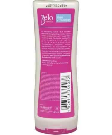  Belo Essentials Belo Essentials Skin Whitening Lotion Vitamins 100ml - Buy Online on GoSupps.com