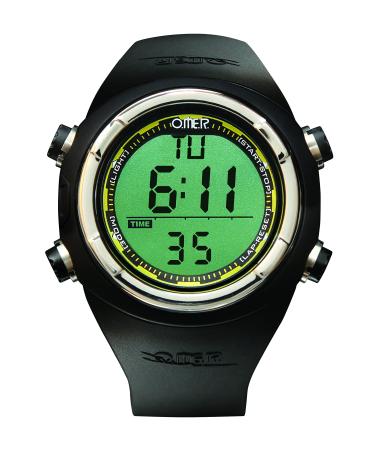Omer - Mistral Apnea Freediving Computer Watch, Black Silver, One Size