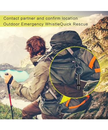 Buy Aster 6-Piece Aluminum Emergency Whistle Set - Safety Signal Pipe with Lanyard for Hiking Camping Training & Outdoor Sports - Buy Online on GoSupps.com