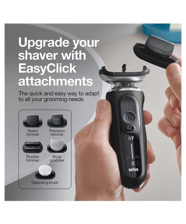 Braun Series 7 7085cc Electric Razor for Men | 360 Flex Head Shaver with Beard Trimmer | Wet & Dry | Rechargeable | SmartCare Center & Travel Case - Buy Online on GoSupps.com