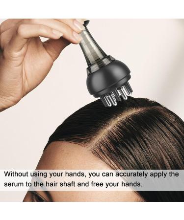 Scalp Massage Brush & Hair Oil Applicator - K Me Black | Premium Scalp Massager for Root Treatment & Head Massage - Buy Online on GoSupps.com