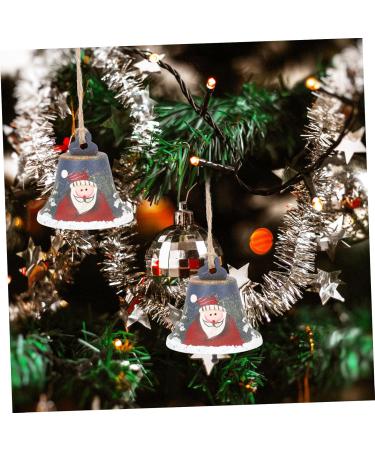 Buy Abaodam 2PC Wrought Iron Snowmen Jingle Bells - Christmas Holiday DIY D cor - 7x7cm - Colorful Hanging Bells for Festive Decorations - Buy Online on GoSupps.com