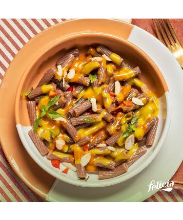 Felicia Tortiglioni di Grano Saraceno Integrale pasta with 100 organic buckwheat organic and naturally glutenfree pack of 340 g + Italian Gourmet Polpa di Pomodoro 400 g can 14 - Buy Online on GoSupps.com