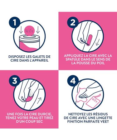 Veet SpaWax Replacement Wax Panes 6-Pack | Long-Lasting Hair Removal for Silky Smooth Skin | International Shipping - Buy Online on GoSupps.com