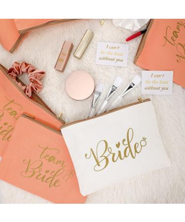 Stylish Bride Present JGA Party Accessories - 24-Piece Bridal Headband & Makeup Bag Set for Weddings & Engagements - Buy Online on GoSupps.com