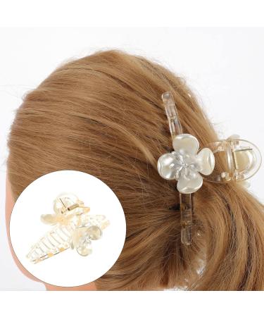 POPETPOP Grip Hair Clips Hair Claw Clamp Hair Bows Crystal Claw Barrette Hair Claw Clip Hair Claw for Thick Hair Alloy Hair Clip Hair Barrettes Jaw Clip Bobby Back of Head Resin Metal Miss - Buy Online on GoSupps.com