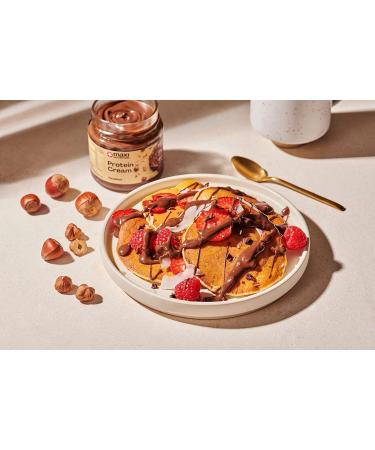 Maxinutrition Protein Cream Hazelnut-Nougat 200g - High Protein Chocolate Spread with 21% Protein & 24% Hazelnut - Low Sugar Nut Spread (7.7g) - Buy Online on GoSupps.com
