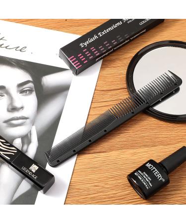 3-Piece Carbon Fiber Hairdressing Comb Set - Heat Resistant Barber Comb in Black - Buy Online on GoSupps.com
