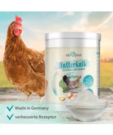 Ida Plus Futterkalk - Premium Feed Lime for Chickens | Minerals & Vitamins for All-Round Care | 1 kg - Buy Online on GoSupps.com