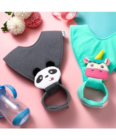 Adjustable Baby Bottle Holder - 2 Pcs Car Seat Feeding Sling with Loop and Hook Tape (Grey/Green Cute Style) - Buy Online on GoSupps.com