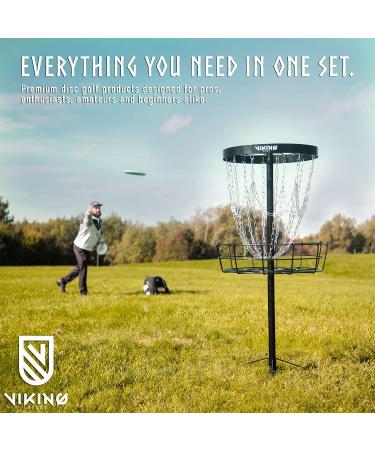 Viking Discs Starter Disc Golf Set - PDGA Approved 3-Disc Set for Beginners and Professionals | Putter, Mid-Range, and Driver - Buy Online on GoSupps.com