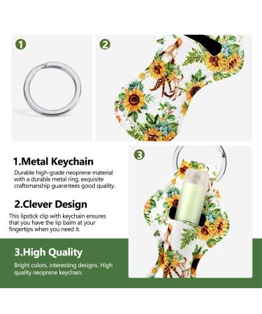 15Pcs Chapstick Holder Keychain - Lip Balm Tracker Safeguard (Style 2) | Bulk Lipstick Chapstick Keychain Holder - Buy Online on GoSupps.com