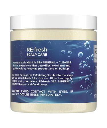 RE-fresh Scalp Care Exfoliating Scrub - Sea Mineral Cleansing Formula (8.8 oz) Nourish Your Scalp & Enhance Hair Health | International Shipping - Buy Online on GoSupps.com