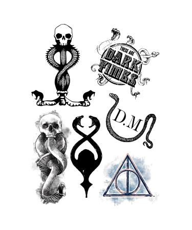 Cinereplicas Harry Potter Temporary Tattoos - 35 Tattoos - Officially Licensed - Buy Online on GoSupps.com