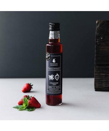 Burren Balsamics Strawberry Mint White Balsamic Vinegar 250ml - Buy Online on GoSupps.com