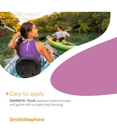 Buy Smith & Nephew 59715000 COVRSITE Plus Waterproof Dressing for Wounds 4 x 4 | International Shipping Available - Buy Online on GoSupps.com
