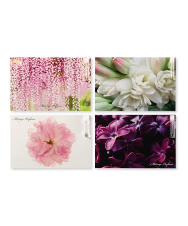 Floral & Green Sample Vial Set (Green & Floral)