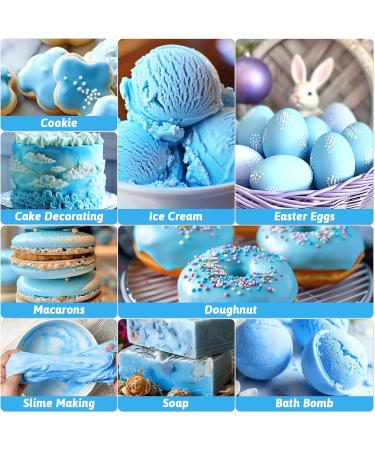 Gel Food Coloring - 80ml Sky Blue Gel Based Food Dye Vibrant Tasteless Concentrated Food Coloring for Cake Cookie Decorating Easter Egg Icing Fondant Baking Macaron - 2.71 Fl.Oz Bottles (Christmas) - Buy Online on GoSupps.com