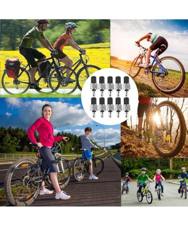 Lumcov Bike Valve Replacement Set 10 Pieces - German Bicycle Valve Adapter Valve Mother & Cap for DV/NV/BV Bikes - International Shipping Available - Buy Online on GoSupps.com
