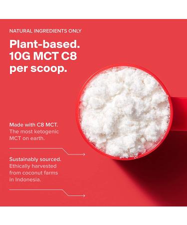 H.V.M.N. MCT Oil Powder - Vanilla Flavor | Energy-Boosting Keto Creamer for Mental Clarity | Add to Coffee, Shakes, Baked Goods | 25 Servings - Buy Online on GoSupps.com