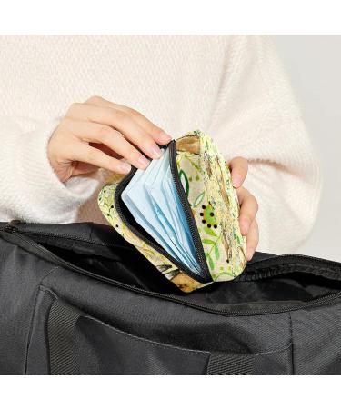 Buy Women's Bonds Storage Pockets Stillpad - Wild Rabbit Running Painted Leaves Portable Period Kit Bag for Girls | Stylish & Functional Feminine Product Carrier - Buy Online on GoSupps.com
