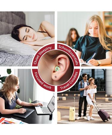 12pcs Mute Style Earplugs - Extra 5dB Noise Reduction for Sleeping Office & Outdoors | Quiet Earplug Accessories - Buy Online on GoSupps.com