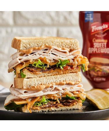 FRENCH'S Creamy Sweet Applewood Mustard 325mL Case Pack 8 Count Yellow Mustard 1 Count (Pack of 8) - Buy Online on GoSupps.com