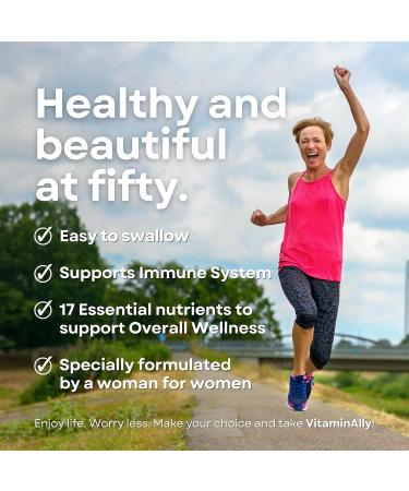 Vitaminally Women's 50+ Multivitamin Liposomal Liquid Drops - Non-GMO, Gluten Free | Supports Overall Health & Metabolism | 3 FL Oz - Buy Online on GoSupps.com