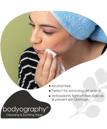 Bodyography Face It Cleansing Wipes - Soothing Makeup Remover & Nourishing Facial Wipes for All Skin Types - Fast International Shipping - Buy Online on GoSupps.com