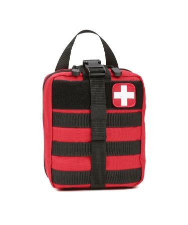Orca Tactical MOLLE Rip Away EMT First Aid IFAK Pouch Medical Empty Bag Red