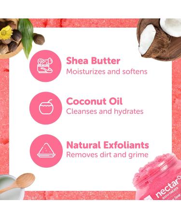 Buy Sugar Body Scrub 8 oz | Moisturizing & Exfoliating | Nourishing Essential Body Care Gift for Her - Fruit Smoothie - Buy Online on GoSupps.com
