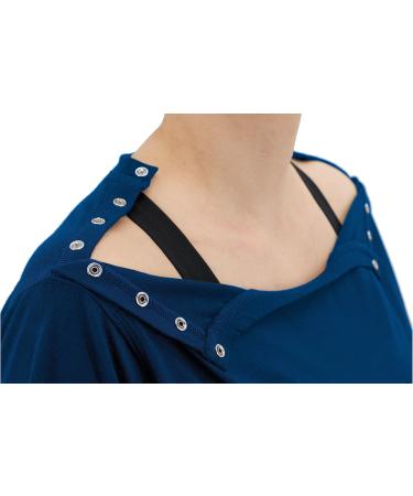 Shop Blue Shoulder Shirt - Unisex L Size for Men & Women - International Shipping Available - Buy Online on GoSupps.com