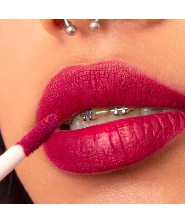 3ina Makeup Longwear Lipstick 385 - Burgundy Matte Lipstick with Hyaluronic Acid | Long-Lasting High-Pigmented Vegan & Cruelty-Free Liquid Lipstick - Shop Now! - Buy Online on GoSupps.com
