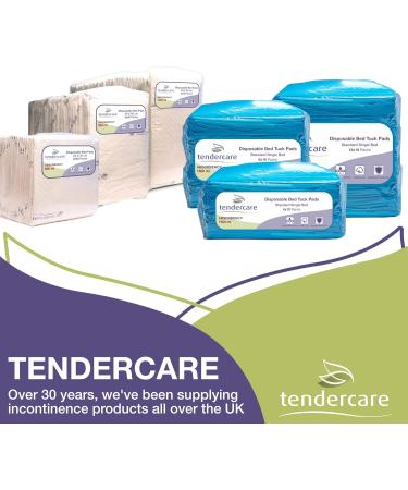 Tendercare Incontinence Bed Inlays - 40 Documents 80x150 cm 1800 ml High Absorbency Comfortable & Safe Seat & Bed Assistants for International Shipping - Buy Online on GoSupps.com